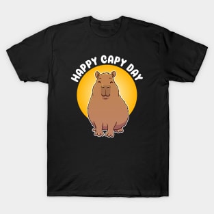 Cute Happy Capy Day T-Shirt